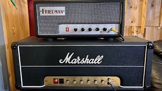 Marshall JMP vs Friedman Little Sister RiotHomeRecording [upl. by Nicolle54]