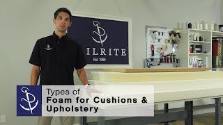 Types of Foam for Cushions amp Upholstery [upl. by Ecirpac]