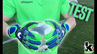 UHLSPORT TENSION GREEN SUPERGRIP  Test amp Review [upl. by Alurd]