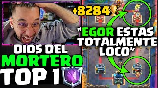 ASÍ JUEGA EL DIOS DEL MORTERO TOP 1 DEL MUNDO HUMILLANDO A LOS TOPS en CLASH ROYALE    DrekzeNN [upl. by Nneb]