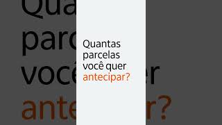 App Itaú  Antecipe suas Parcelas [upl. by Eupheemia]