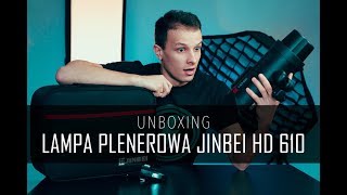 UNBOXING Jinbei HD610  Lampa plenerowa [upl. by Hurty]