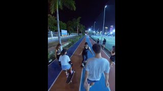 Surfskate Sunset Shred session Danang [upl. by Naitirb]