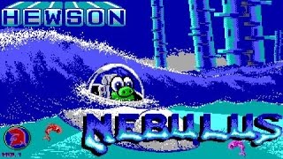 Nebulus gameplay PC Game 1987 [upl. by Lockwood]