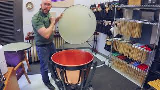 A Guide to Changing and Tuning Timpani Heads with Dr Brad Meyer [upl. by Illom]