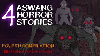 Aswang Horror Story  Animated Horror Stories  Tagalog Fourth Compilation [upl. by Solegna]