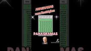 Obter anagramas com restrição com pfc e minha Super Calculadora python matematica programacao [upl. by Carole709]