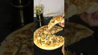 Chicken Alfredo Pizza 😍 How to make Alfredo Sauce shortsfeed pizza alfredo shorts sauce [upl. by Dilaw]