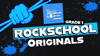 Every Original Track from Rockschool DRUMS Grade 1 2024 [upl. by Marzi735]