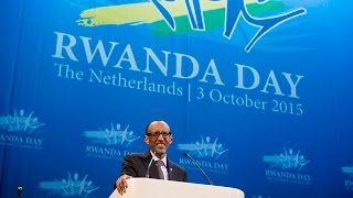 President Kagame at Rwanda Day  Netherlands 3 October 2015 [upl. by Anohr]