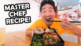 Eating at the HIGHEST RATED HAWAIIAN POKE Restaurant in Los Angeles [upl. by Seadon]