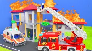 PLAYMOBIL Film deutsch Feuerwehrmann in der Schule amp Kita  Kinderfilm  Kinderserie [upl. by Bigot]