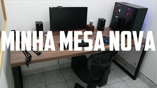 Unboxing montagem minha mesa nova  Kappesberg Munique SETUP GAMER 2018 [upl. by Eiramannod407]