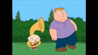 Family Guy Stewie follows fat people with tuba [upl. by Shulem]