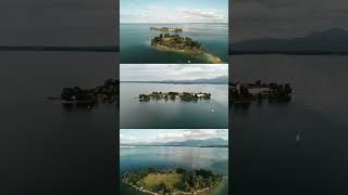 The beautiful Chiemsee Lake in Bavaria Germany 🌊🇩🇪 chiemsee lake babaria germany drone [upl. by Sillad]