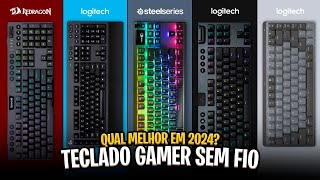 Qual TECLADO GAMER SEM FIO comprar em 2024 Guia dos 5 Melhores ✅ [upl. by Ardeth983]