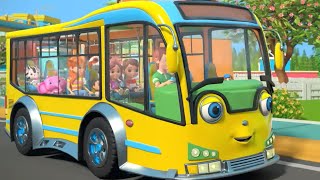 Wheels On The Bus Street Bus  More Vehicles Songs for Children [upl. by Radu]