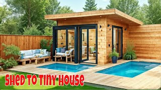 From Storage Shed to Tiny House  Home Depot Shed and House Kits [upl. by Inessa]