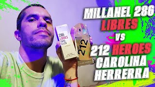 🌟 NUEVO LANZAMIENTO 286 LIBRES de MILLANEL vs 212 heroes de Carolina Herrera [upl. by Ilrahs]