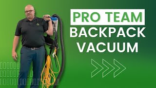 ProTeam Backpack Vacuum Tips  Train With Us [upl. by Teak988]