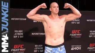 UFC Fight Night 115 official weighin highlight [upl. by Anividul]