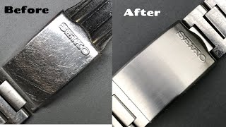 Watch Clasp Scratch Removal [upl. by Eedia]