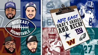 NFC East 2024 NFL Draft Grades amp Recap  NFC East Roundtable [upl. by Halac816]