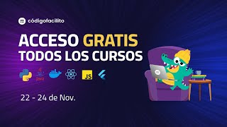 Acceso GRATIS a TODOS los CURSOS de Código Facilito 🐊 [upl. by Maher]