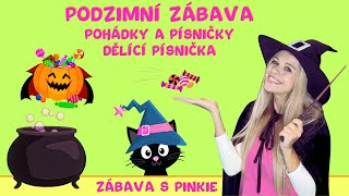 Podzimní Zábava pro Nejmenší  Halloween pro Děti  Dělící Písnička  Písničky a Pohádky [upl. by Lemahs188]