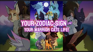 Your Zodiac Is Your Warrior Cats Life  Warriors Zodiac OC Maker [upl. by Breech]