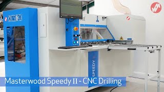 SPEEDY II DRILLING AND ROUTERING CNC  MASTERWOOD [upl. by Charmine]