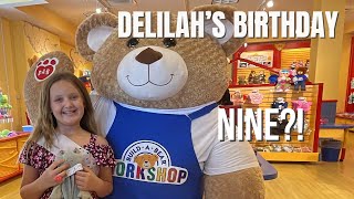 9th Birthday Fun at BuildABear [upl. by Faunie]