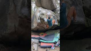 Fontainebleau bouldering Tom et Géry 7B Ankur [upl. by Delaine159]