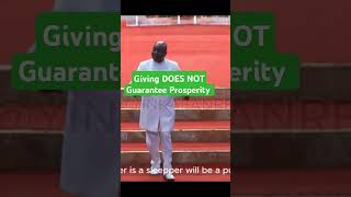 Giving DOES NOT Guarantee Prosperity l Bishop David Oyedepo [upl. by Tesil]