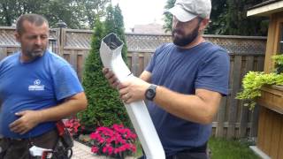 Replacing Residential Eavestroughs and Downspouts [upl. by Yoshio]