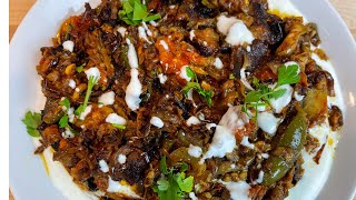 Afghan Eggplant Recipe  Borani Banjan [upl. by Riegel]