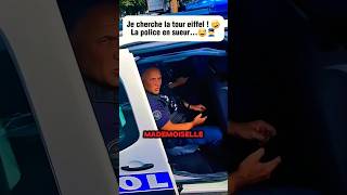 Bonjour Mademoiselle👮‍♂️😘 humour police blague drole reaction prank memes [upl. by Yorgos867]