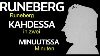 JLRuneberg  Der finnische und schwedische  Nationaldichter in 2 Minuten [upl. by Narhem700]