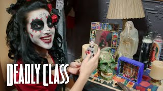 DEADLY CLASS  Studio Tour  The Dorm  SYFY [upl. by Elleirda]