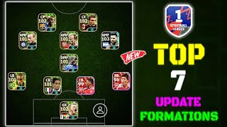 Top 7 New Formations Of The Week 😍🔥 New Formations Update In eFootball 2024 Mobile [upl. by Sivi]