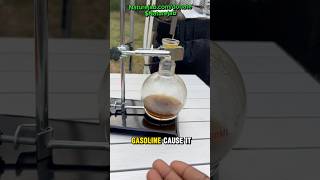 Distilling Plastic Crude Oil science naturejab education pyrolysis fyp foryoupage [upl. by Shult]