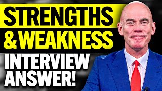 WHAT ARE YOUR STRENGTHS AND WEAKNESSES Job Interview Questions amp Answers PASS your INTERVIEW [upl. by Nesyaj659]