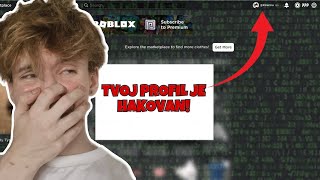 Hakovali Mi Roblox Profil 😱 [upl. by Divad329]