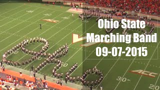 Ohio State Marching Band quotClassical Finalequot Halftime Show vs Virginia Tech 9072015 [upl. by Olaf]