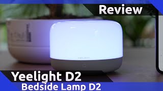 Yeelight LED Bedside Lamp D2 Review 2022 [upl. by Reidar]