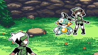 Pokemon Emerald Seaglass  vs Rival May 4th Battle [upl. by Llewxam]