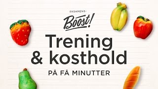 Eksamensboost  trening og kosthold i en stressende studiehverdag  SiO [upl. by Moody]