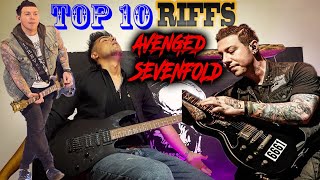 TOP 10 Riffs avenged sevenfold [upl. by Cash]