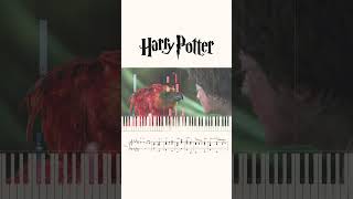 Harry Potter  Fawkes the Phoenix Piano Tutorial  Sheet Music [upl. by Bowne]