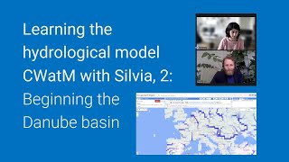 Start CWatM hydrological modelling the Danube basin A2 [upl. by Yggam]